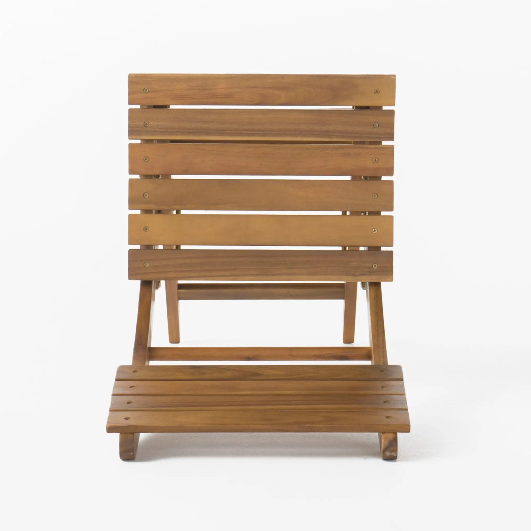 Outdoor Foldable Wood Dining Chair With Slat Design (Set of 2) by HouseOfZazla