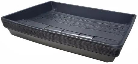 10 Plant Growing Trays (WITH Drain Holes) - 20" x 10" - Perfect Garden Seed Starter Grow Trays: for Seedlings, Indoor Gardening, Growing Microgreens, Wheatgrass & More - Soil or Hydroponic by GreenHaven Gardens