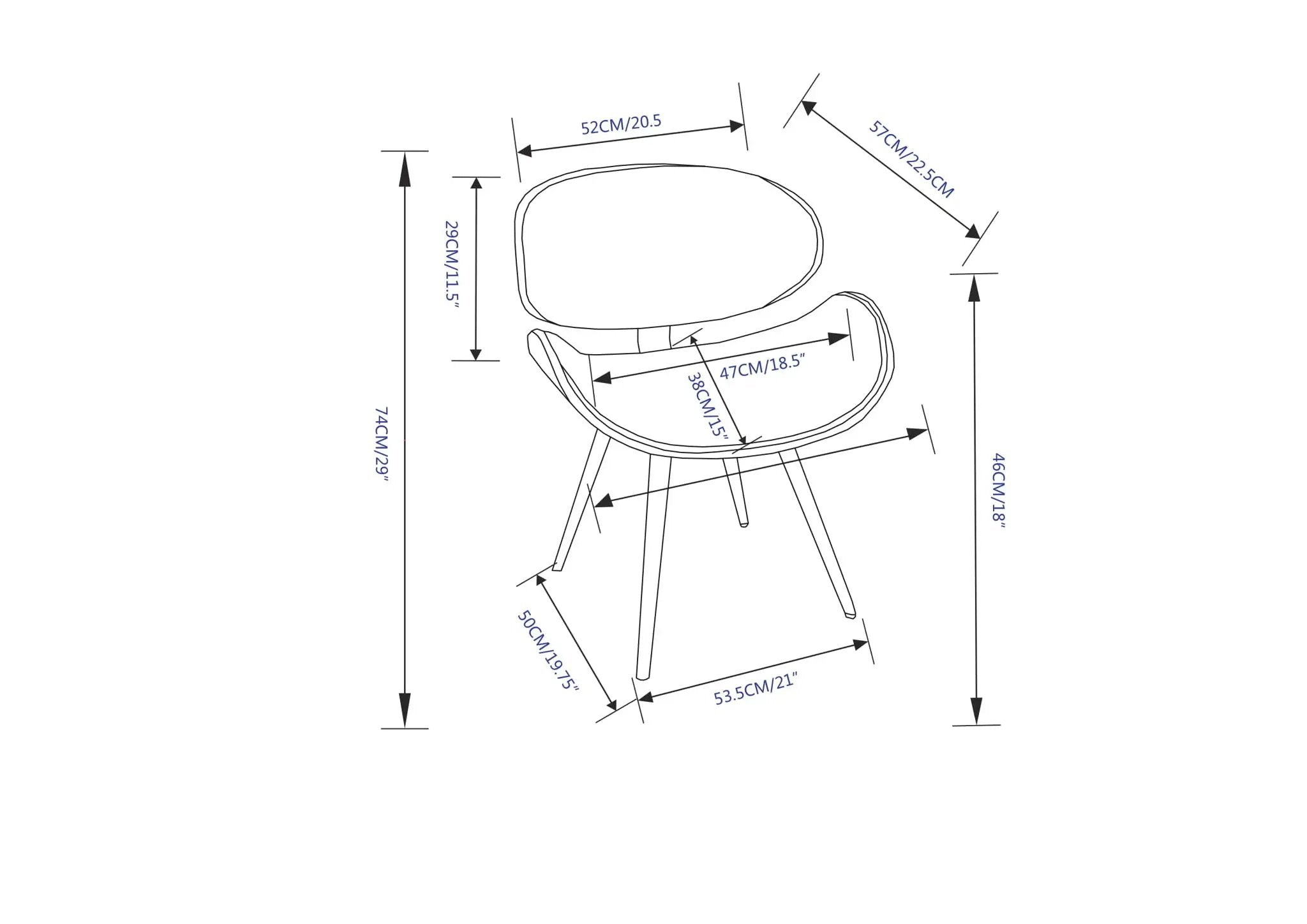 Marana - Mid Century Modern Dining Chair by Unique Piece Furniture