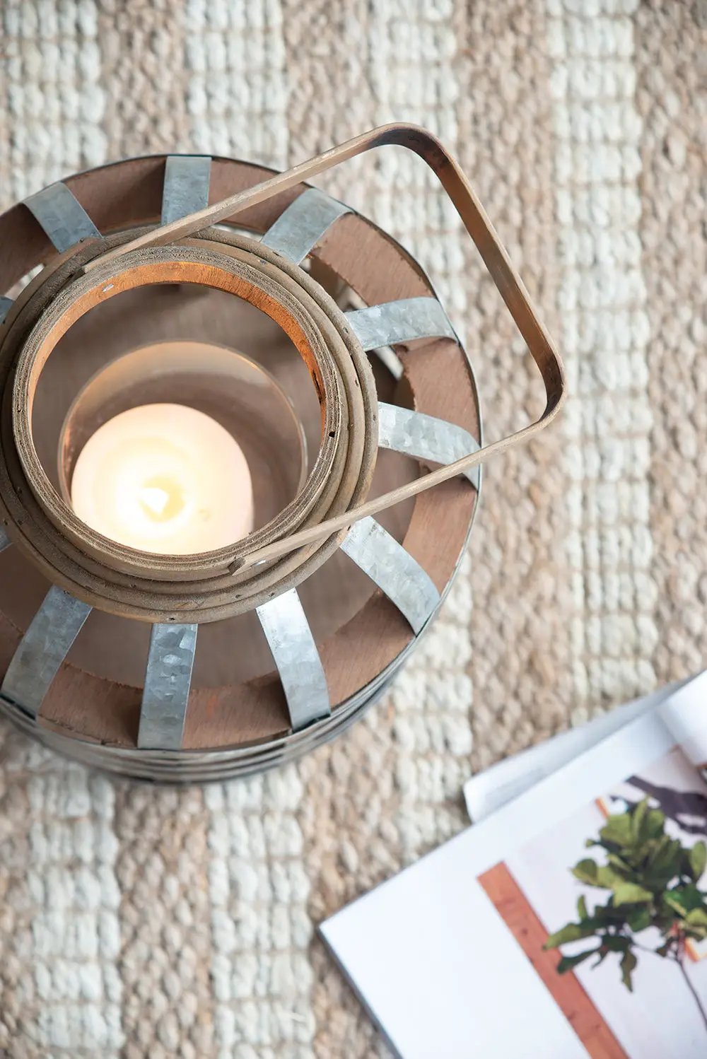 Decorative Lantern With Handle Wooden Lantern For Indoor Outdoor Home Garden Wedding by HouseOfZazla