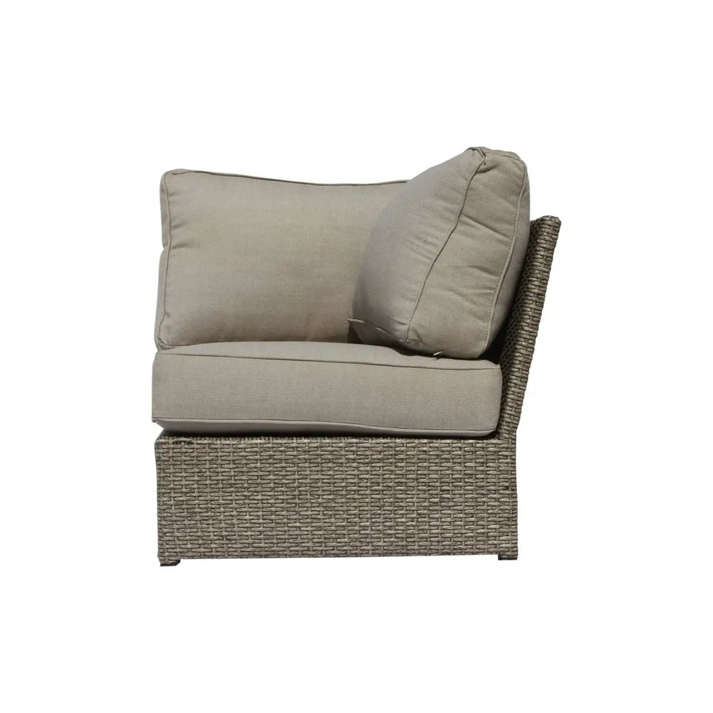 Outdoor Wicker Sectional With Weather Resistant Cushions And Table by Unique Piece Furniture