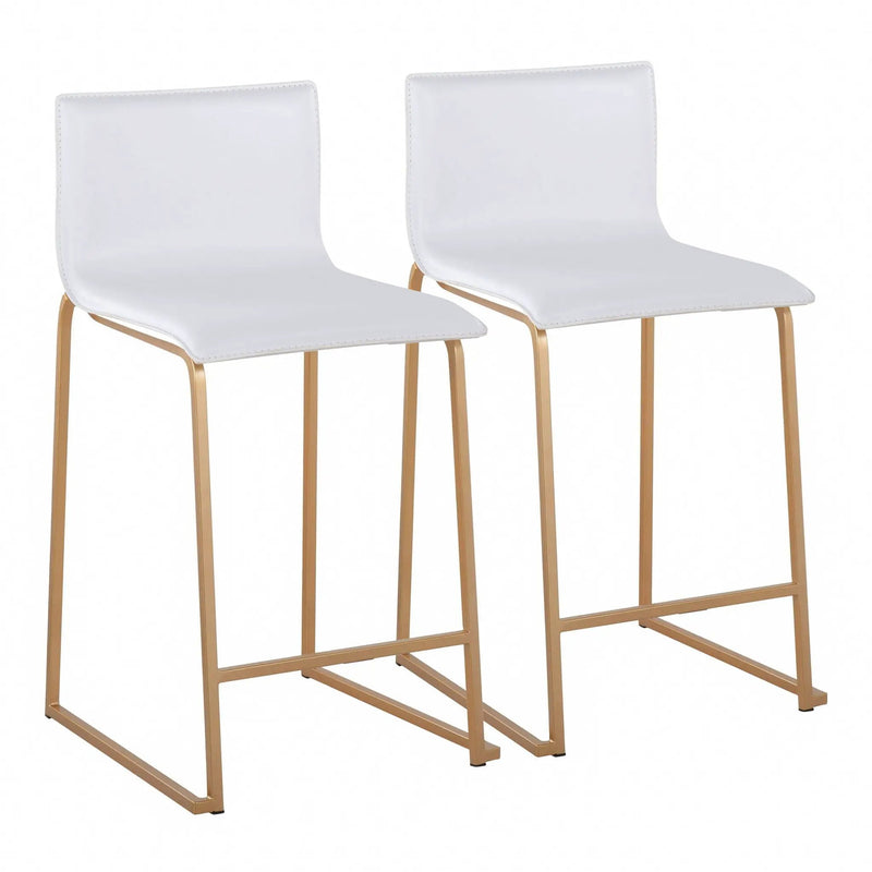 Mara - Contemporary Counter Stool Elegant Design (Set of 2) by HouseOfZazla