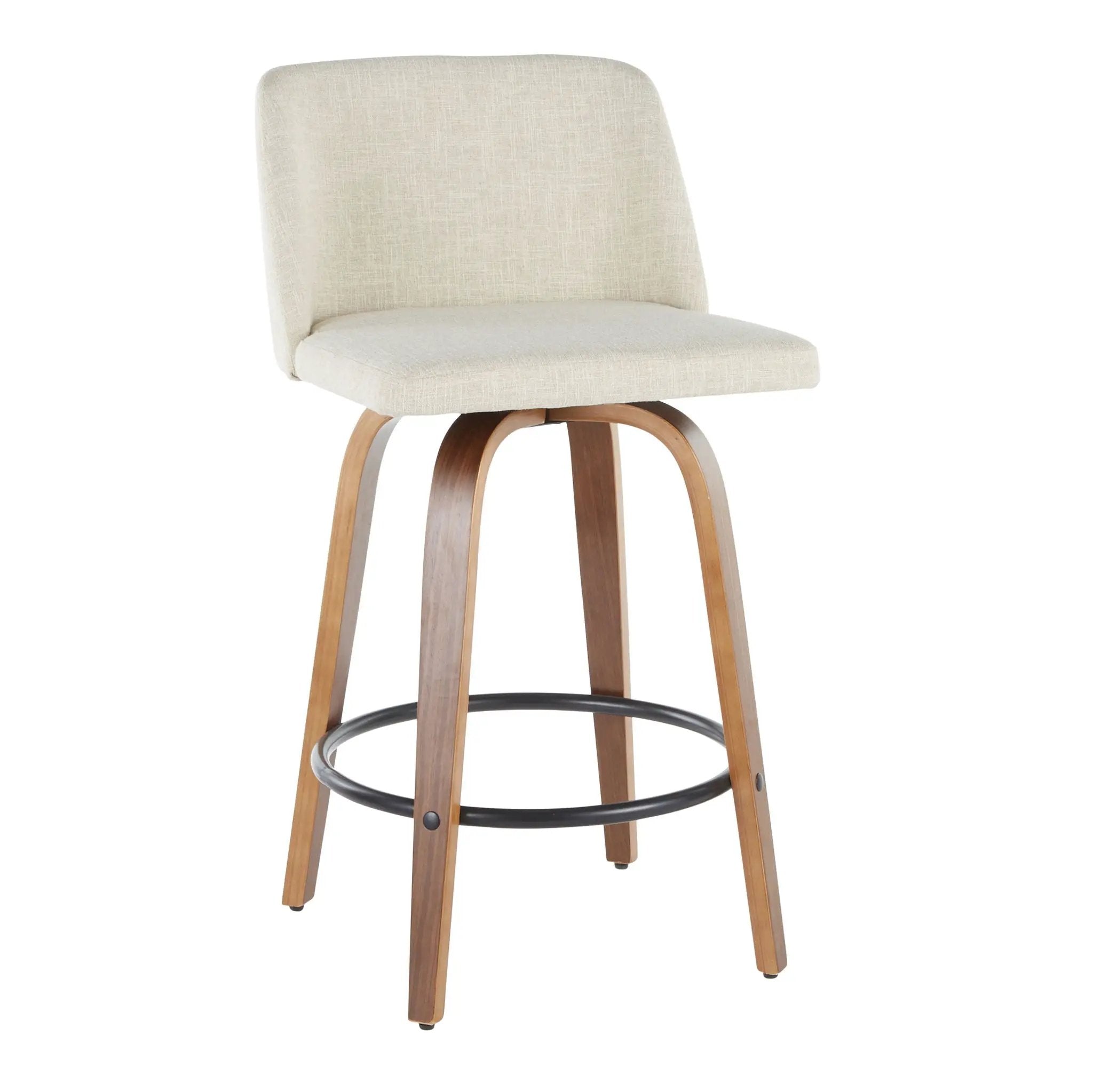 Toriano - Mid-Century Modern Counter Stool (Set of 2) by Unique Piece Furniture