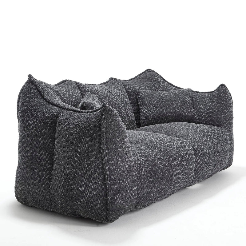 Comfortable Dual Beanbag Chair With High Resilience Foam Core For 2 People by HouseOfZazla