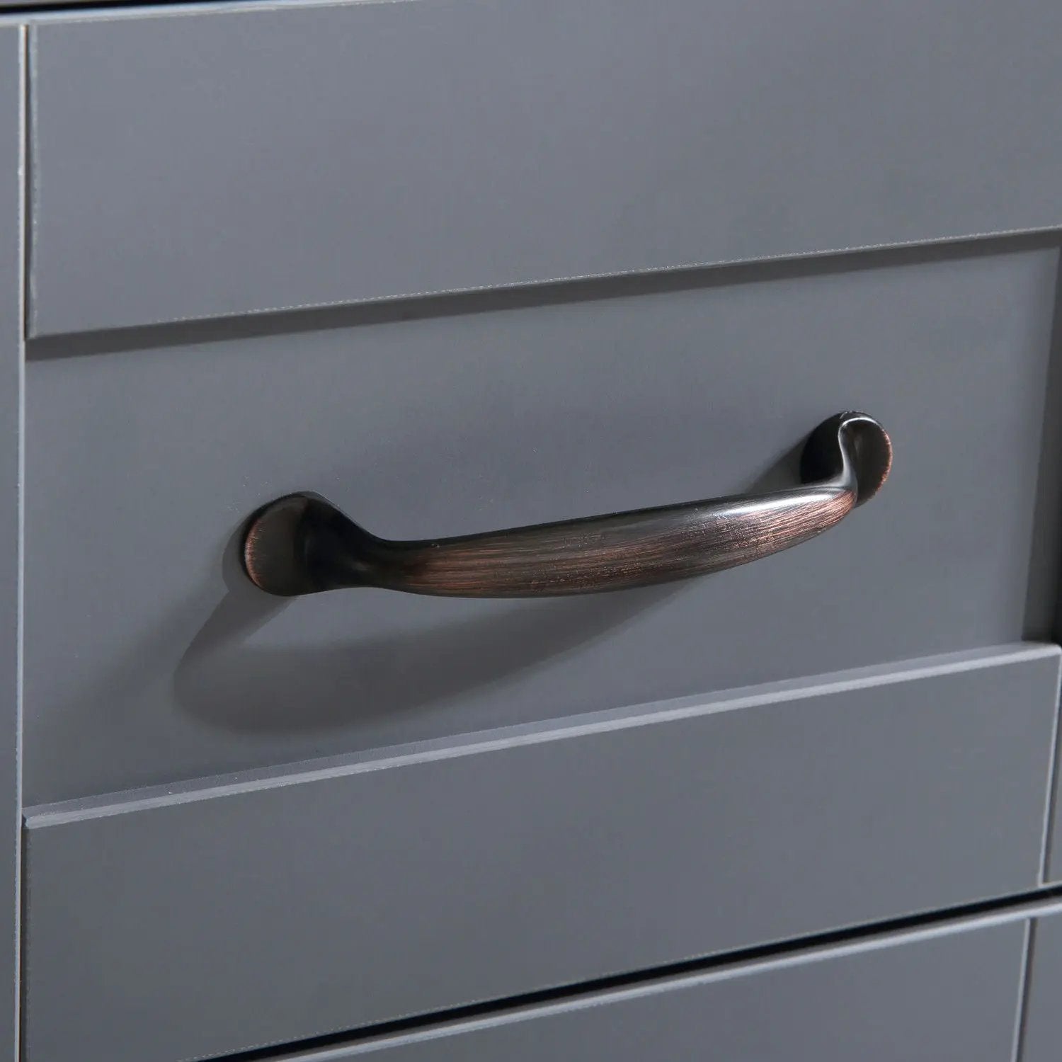 30" Gray Bathroom Vanity And Sink Combo Marble Pattern Top With Mirror Faucet & Drain - Gray by Unique Piece Furniture