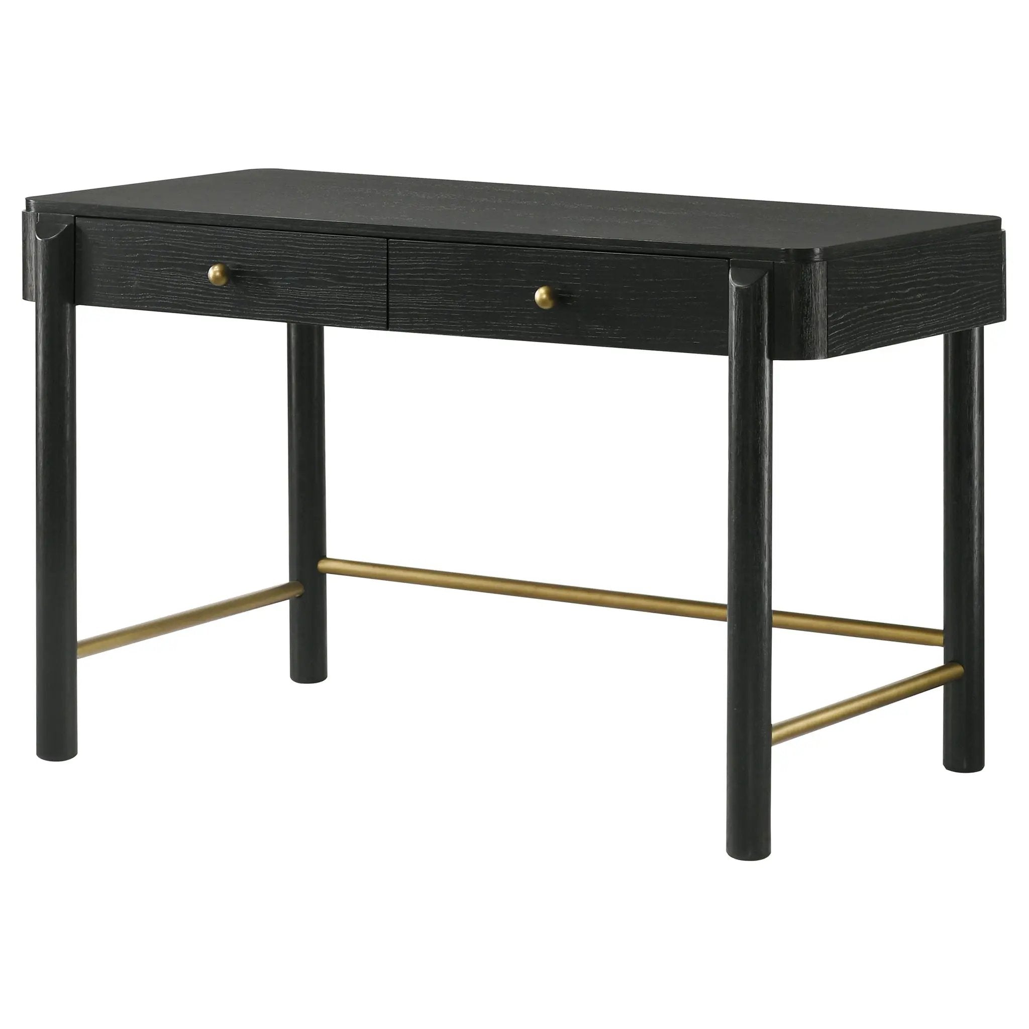 Arini 2-drawer Vanity Desk Makeup Table Black by Unique Piece Furniture