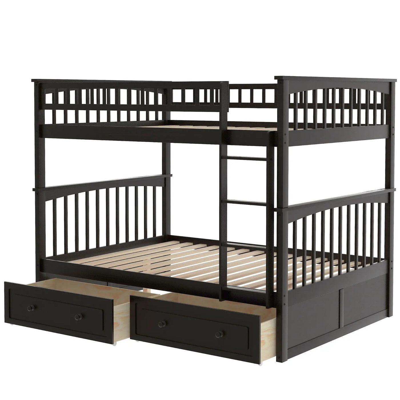 Bunk Bed With Drawers, Convertible Design by HouseOfZazla