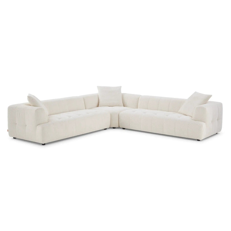 Kaynes - Elegant Upholstery Corner Sofa by HouseOfZazla