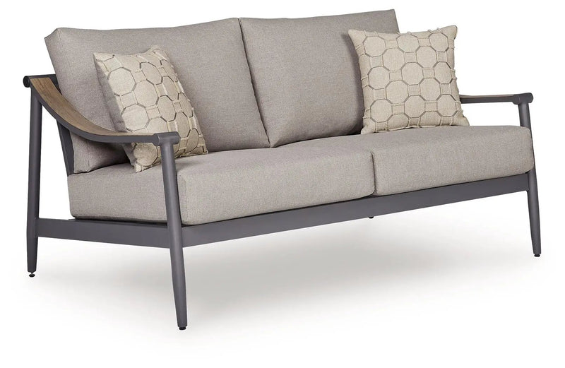 Ocean Beach - Loveseat With Cushion - Gray by Unique Piece Furniture