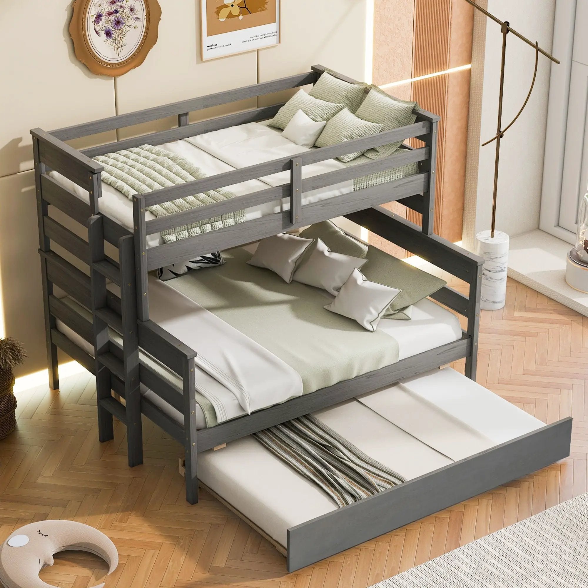 Detachable Design Bunk Bed With Ladder by Unique Piece Furniture