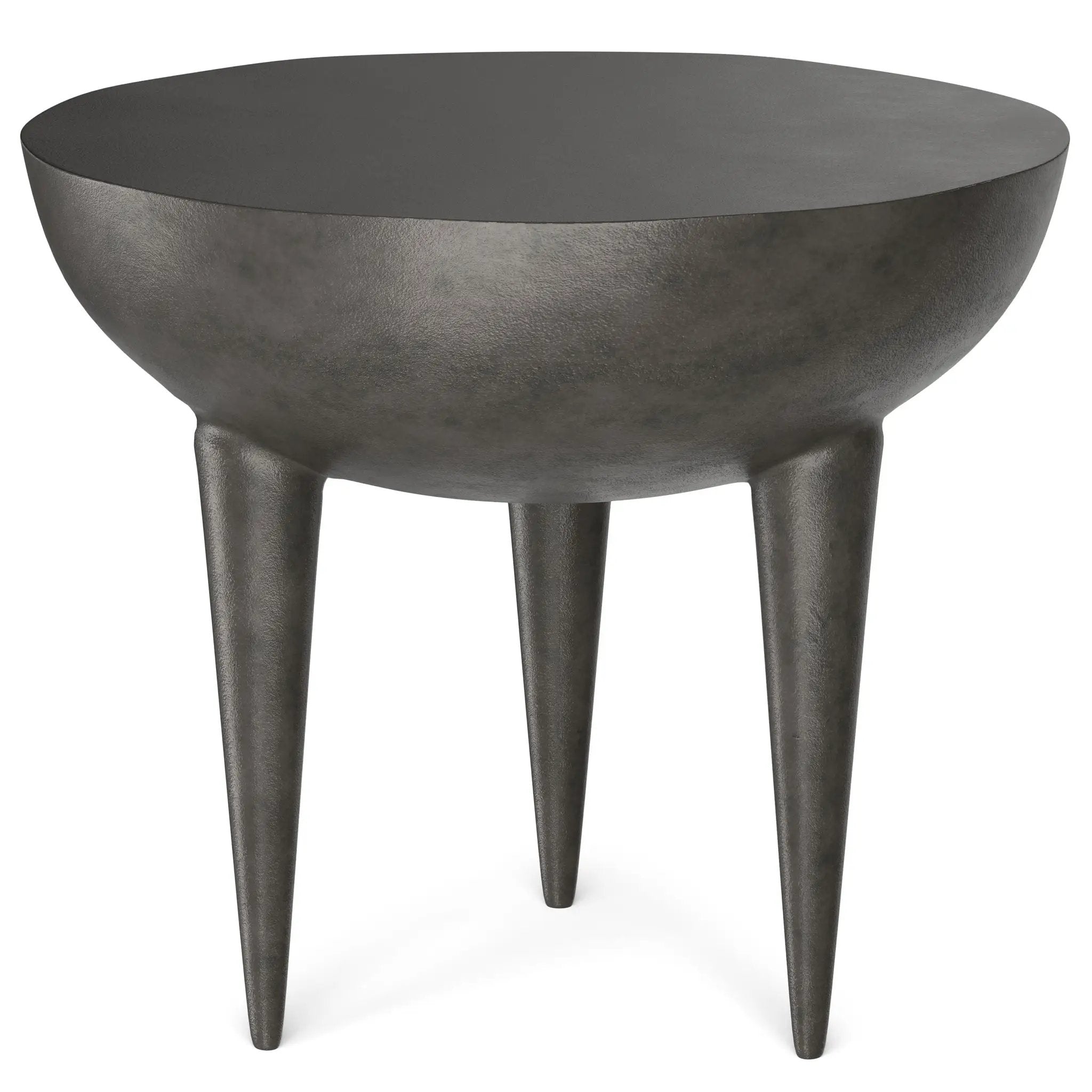 Otto - Cast Aluminum Side Table - Black by Unique Piece Furniture