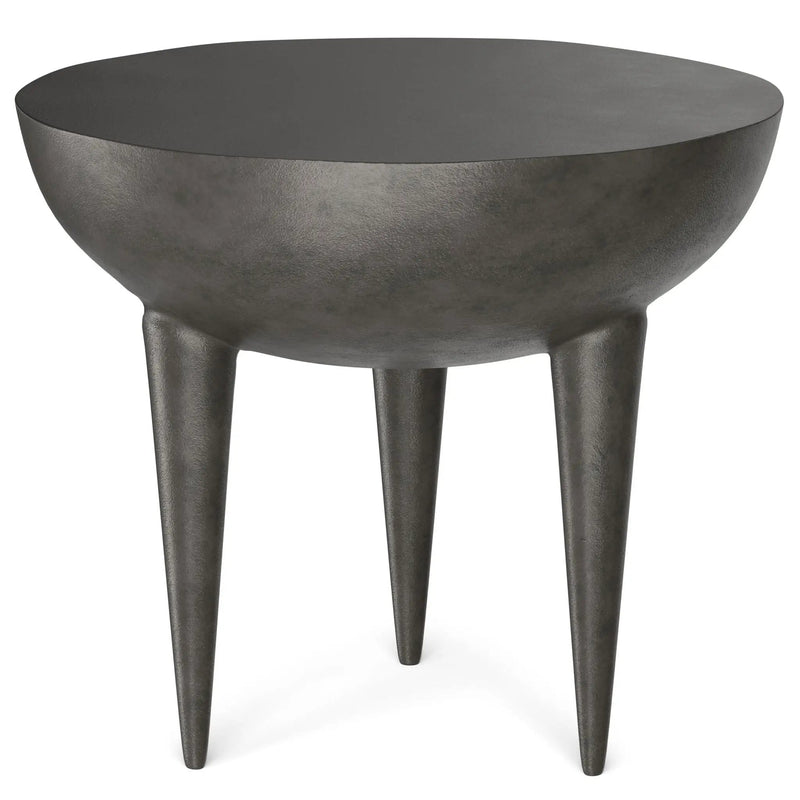 Otto - Cast Aluminum Side Table - Black by HouseOfZazla