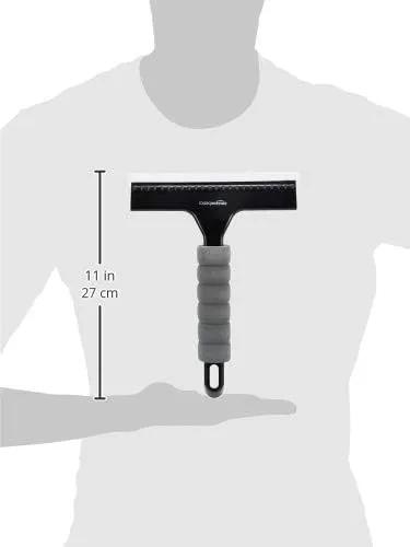 Amazon Basics Window Squeegee with Handle for Car Windows, Glass, Mirror, Black by GreenHaven Gardens