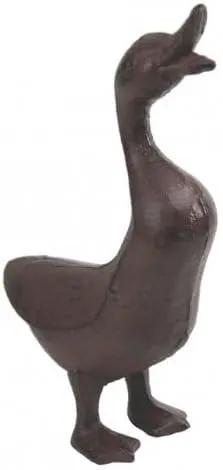 Full Bodied Cast Iron Duck Garden Figure by GreenHaven Gardens