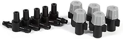 Plastic Mist Misting Nozzle Sprinkler Tee Joints for Misting Watering Plant Flower Cooling System Home Garden Irrigation, 20pcs by GreenHaven Gardens