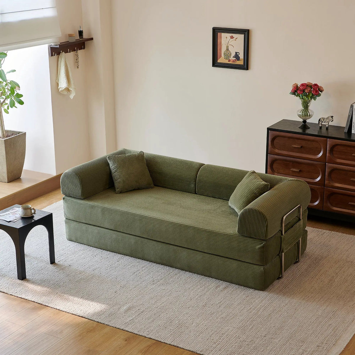78.8" Compression Sofa - Convertible Floor Sofa Bed by HouseOfZazla