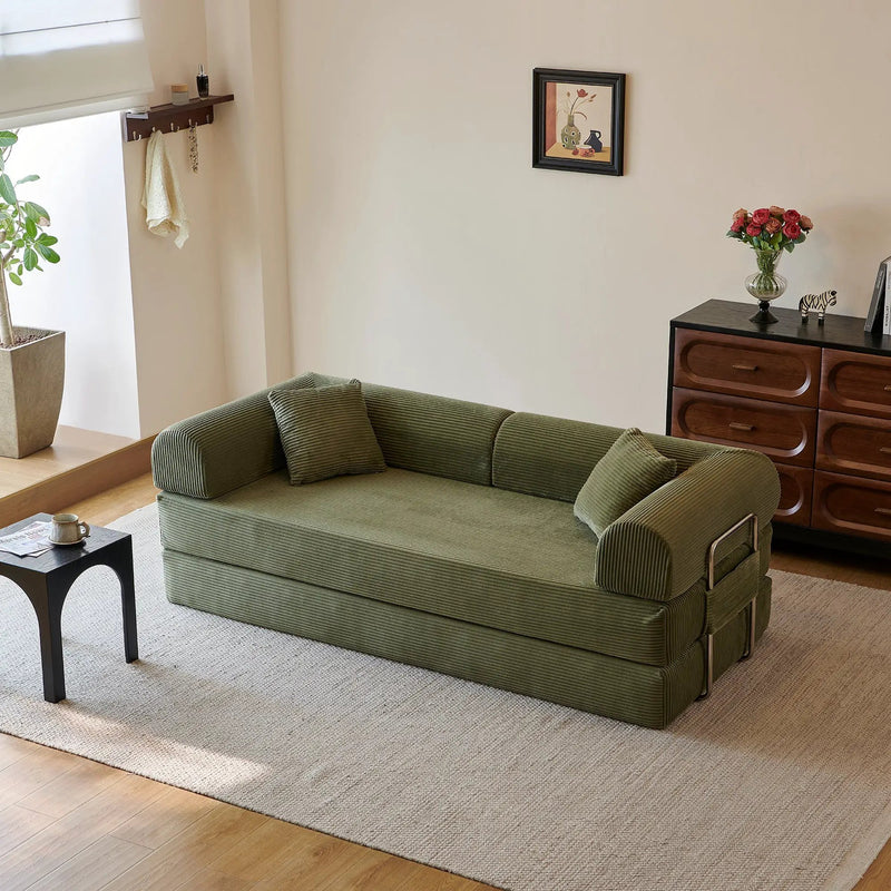 78.8" Compression Sofa - Convertible Floor Sofa Bed by HouseOfZazla
