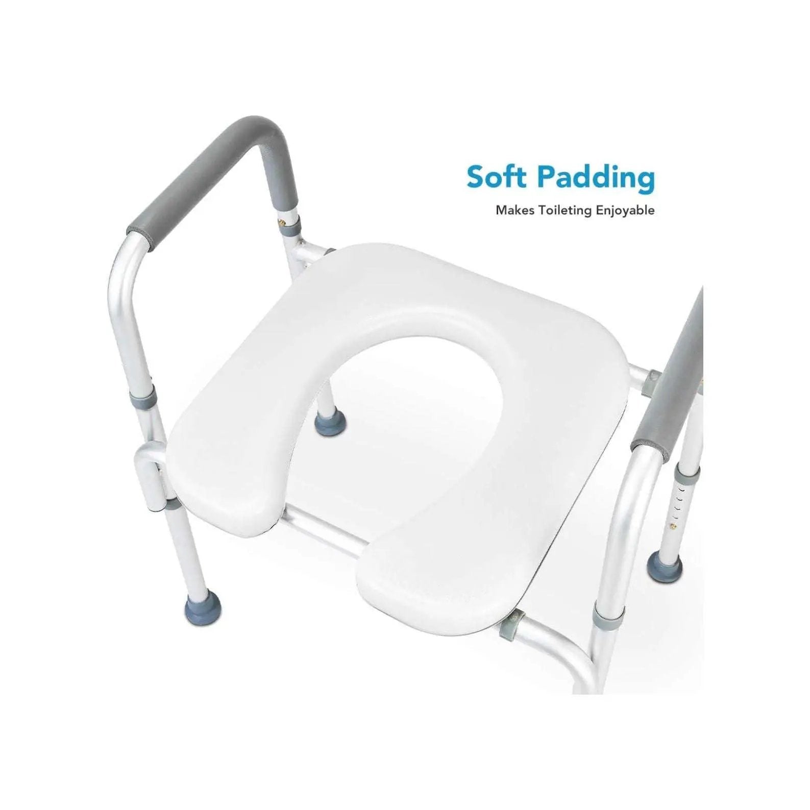 Raised Toilet Seat 300lb Heavy Duty Medical Raised Homecare Commode by Selzalot