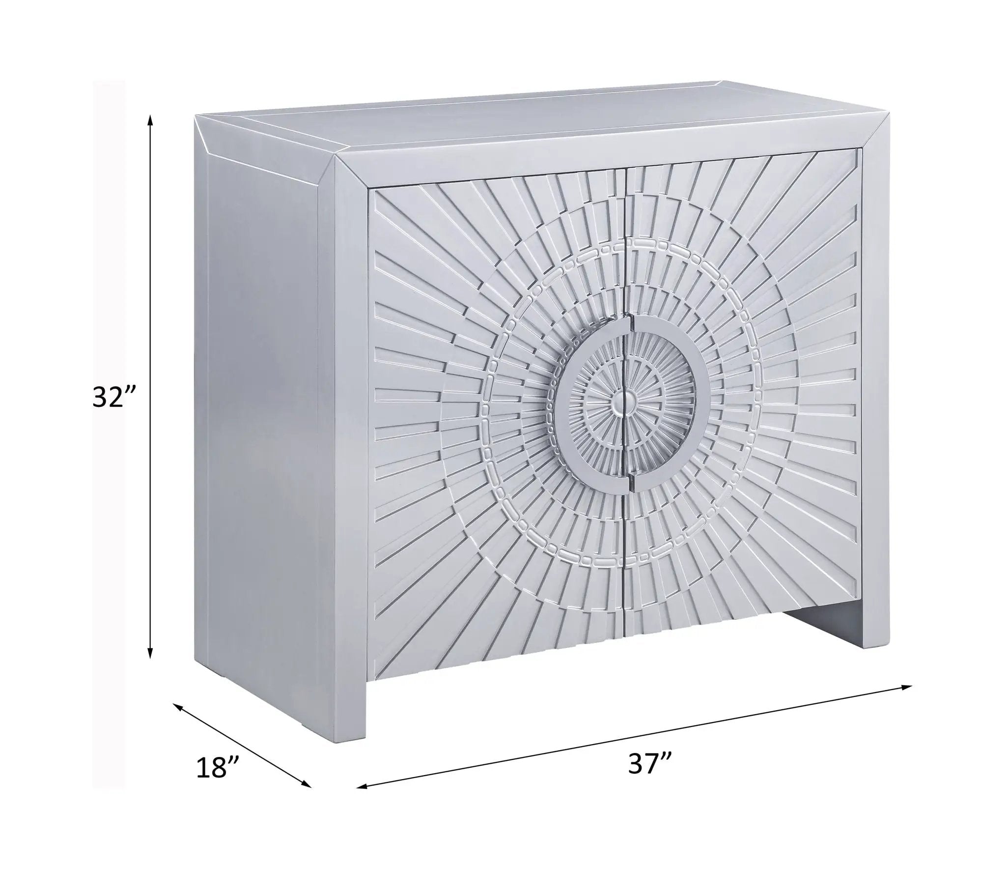Cicero - Console Cabinet - Platinum by Unique Piece Furniture