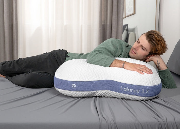 BedGear Balance Cuddle Curve 3.X Pillow, White by HouseOfZazla