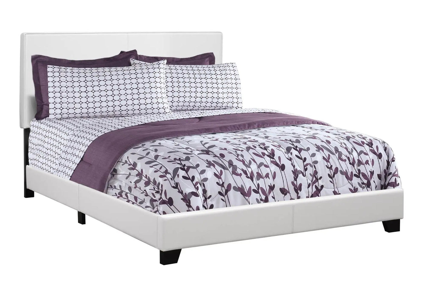 Bed, Upholstered, Transitional by HouseOfZazla