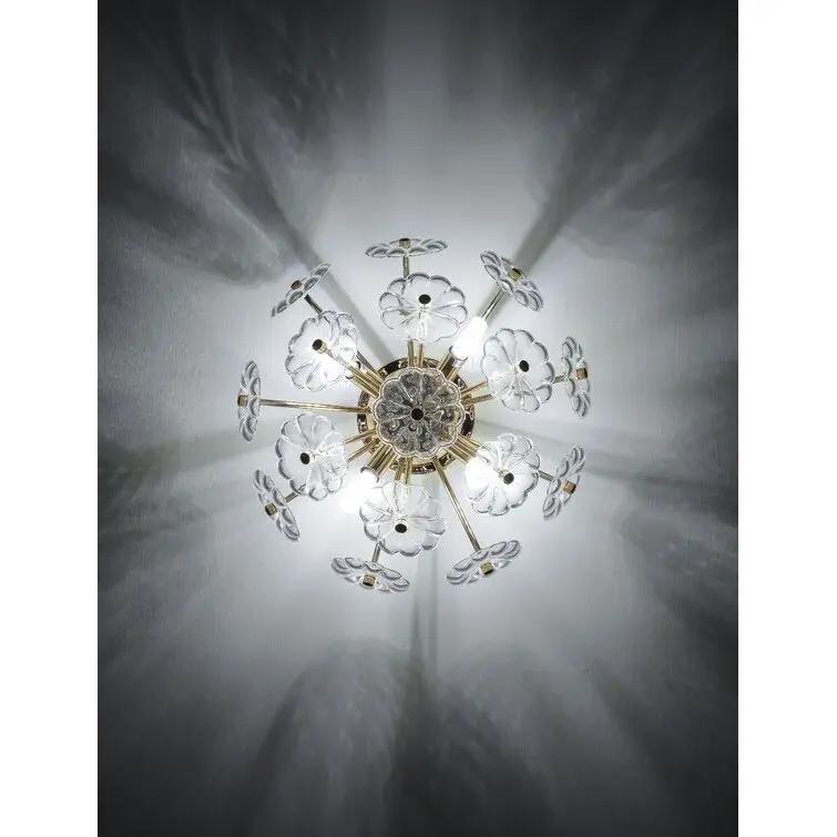 Gold Flush Mount Ceiling Light by HouseOfZazla