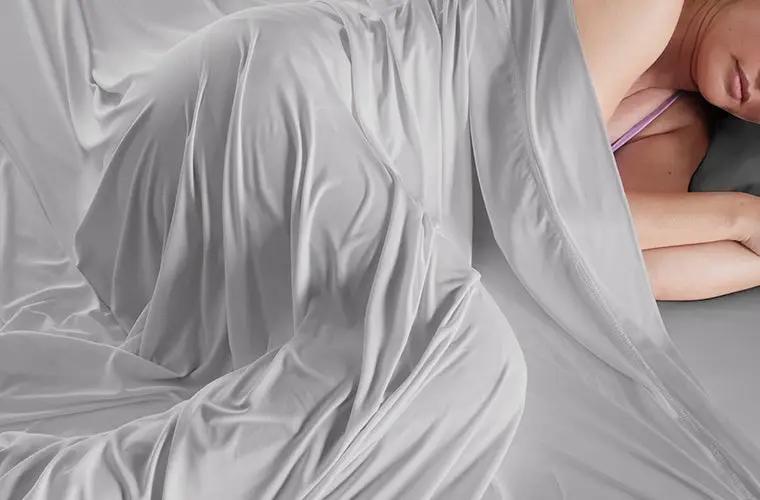 BedGear Dri-Tec Sheet Set, Light Grey, Split Head Cal King by HouseOfZazla