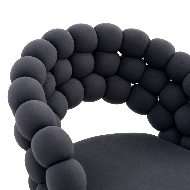 Puffy Bubble, Ball Chain Chairs For Dining Room (Set of 2)