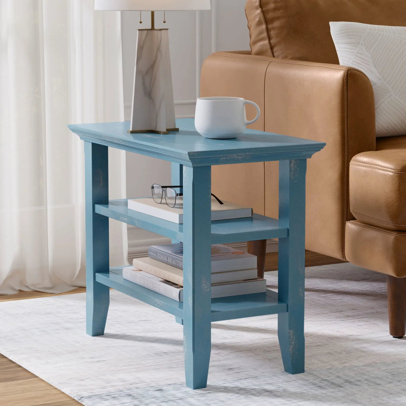 Acadian - Narrow Side Table, Handcrafted by Unique Piece Furniture