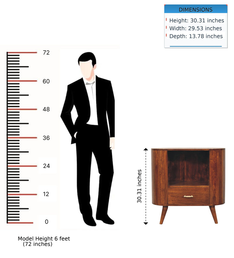 Cortez - T Bar Open Slot Cabinet - Dark Brown by HouseOfZazla