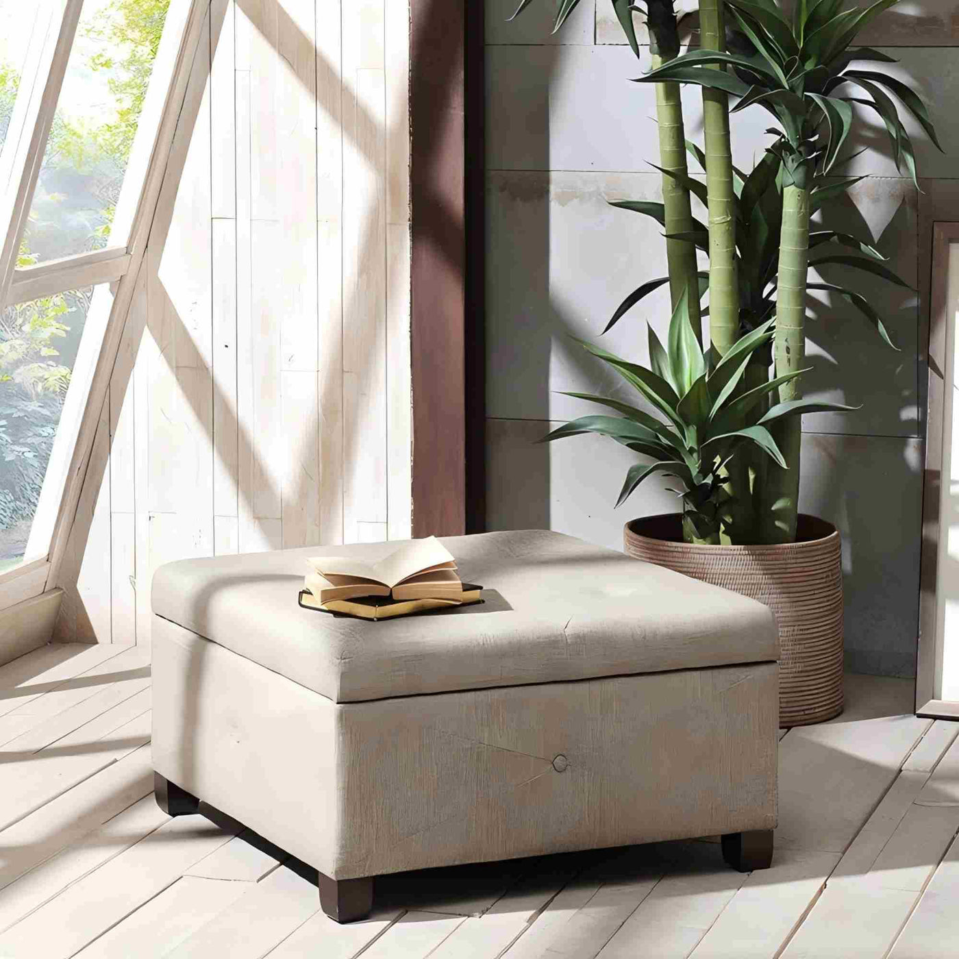 Aspen - Ottoman Soft Close Storage by Unique Piece Furniture