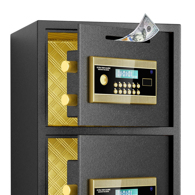 Large Double Door Coin Operated Safe, Digital Security Safe With Fireproof And Waterproof Bag by HouseOfZazla