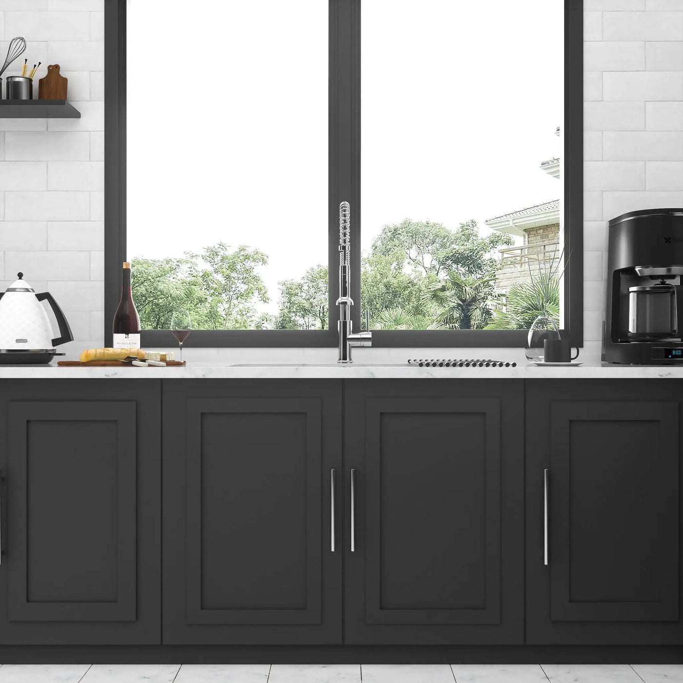 Modern Undermount Stainless Steel Kitchen Sink 16 Gauge, Deep Single Bowl by HouseOfZazla