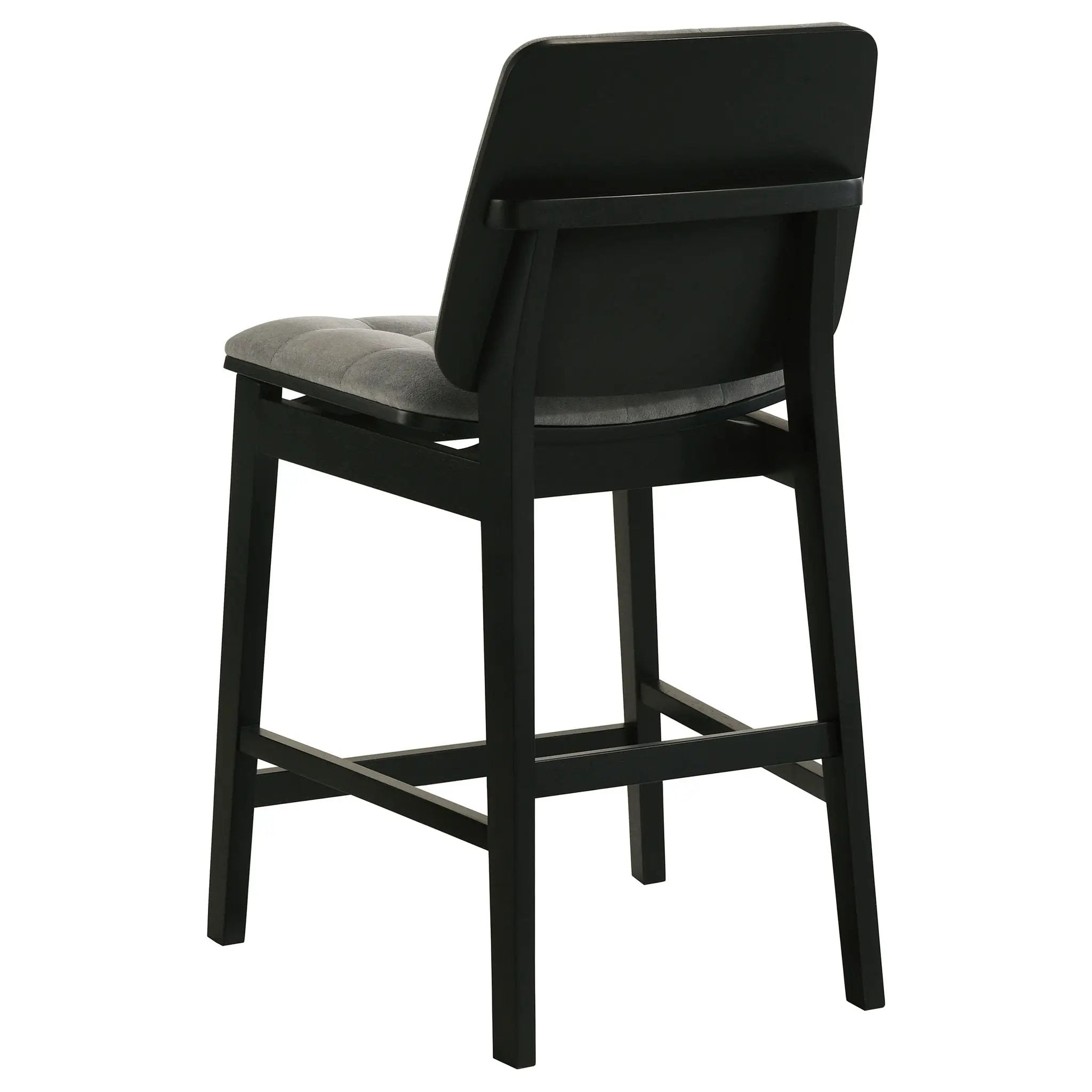 Hamlyn 5-piece Round Wood Counter Height Dining Set Grey and Black by Unique Piece Furniture