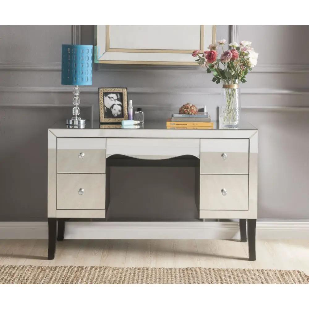 Dominic - Vanity Desk - Mirrored by Unique Piece Furniture