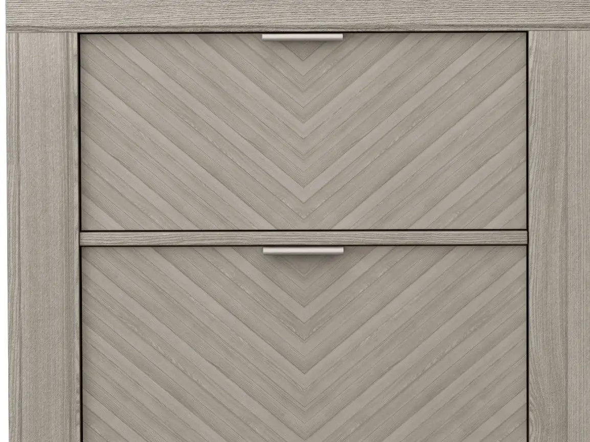 2 Drawer Nightstand - Light Gray by Unique Piece Furniture