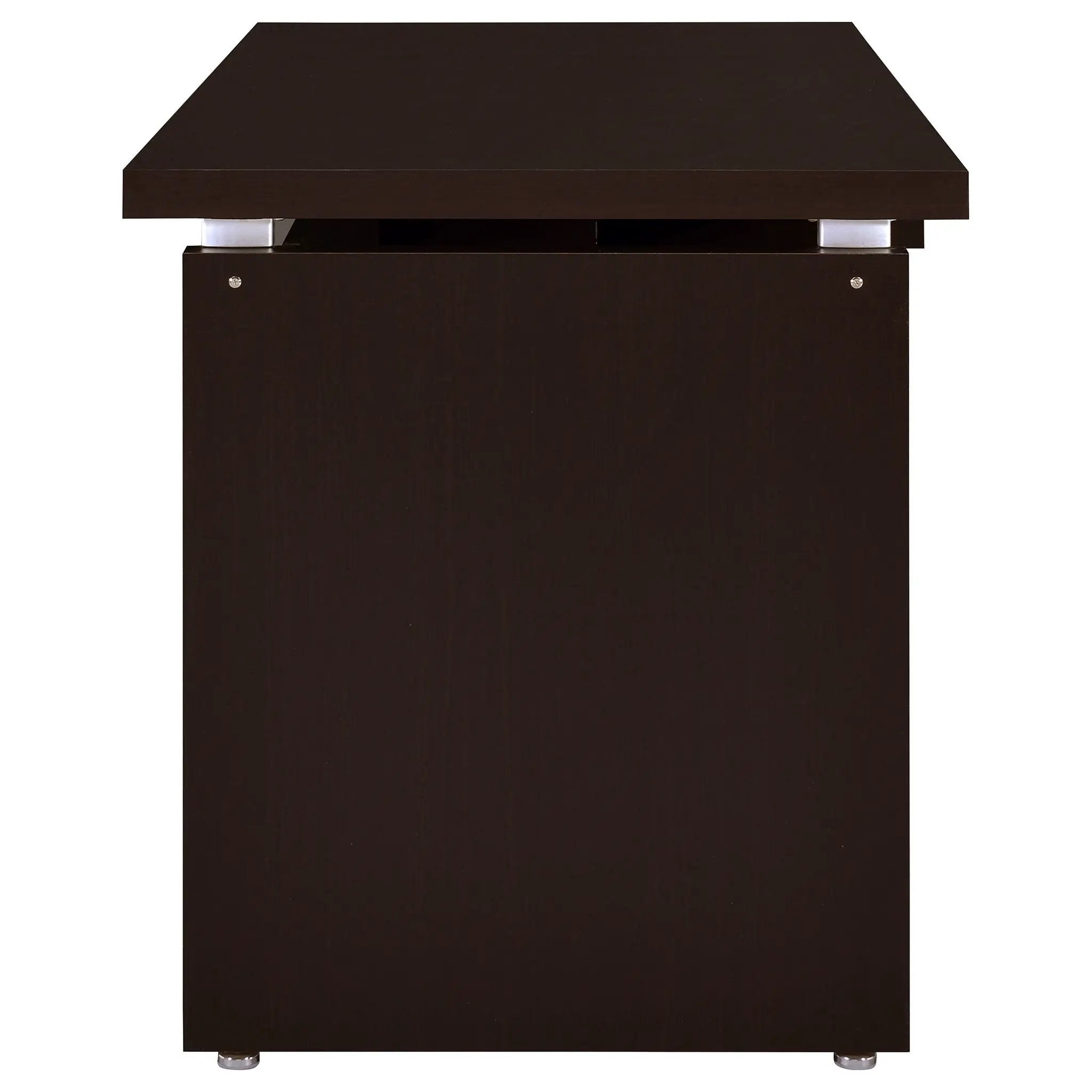 Skylar 55-inch Computer Desk with Keyboard Drawer Cappuccino by Unique Piece Furniture