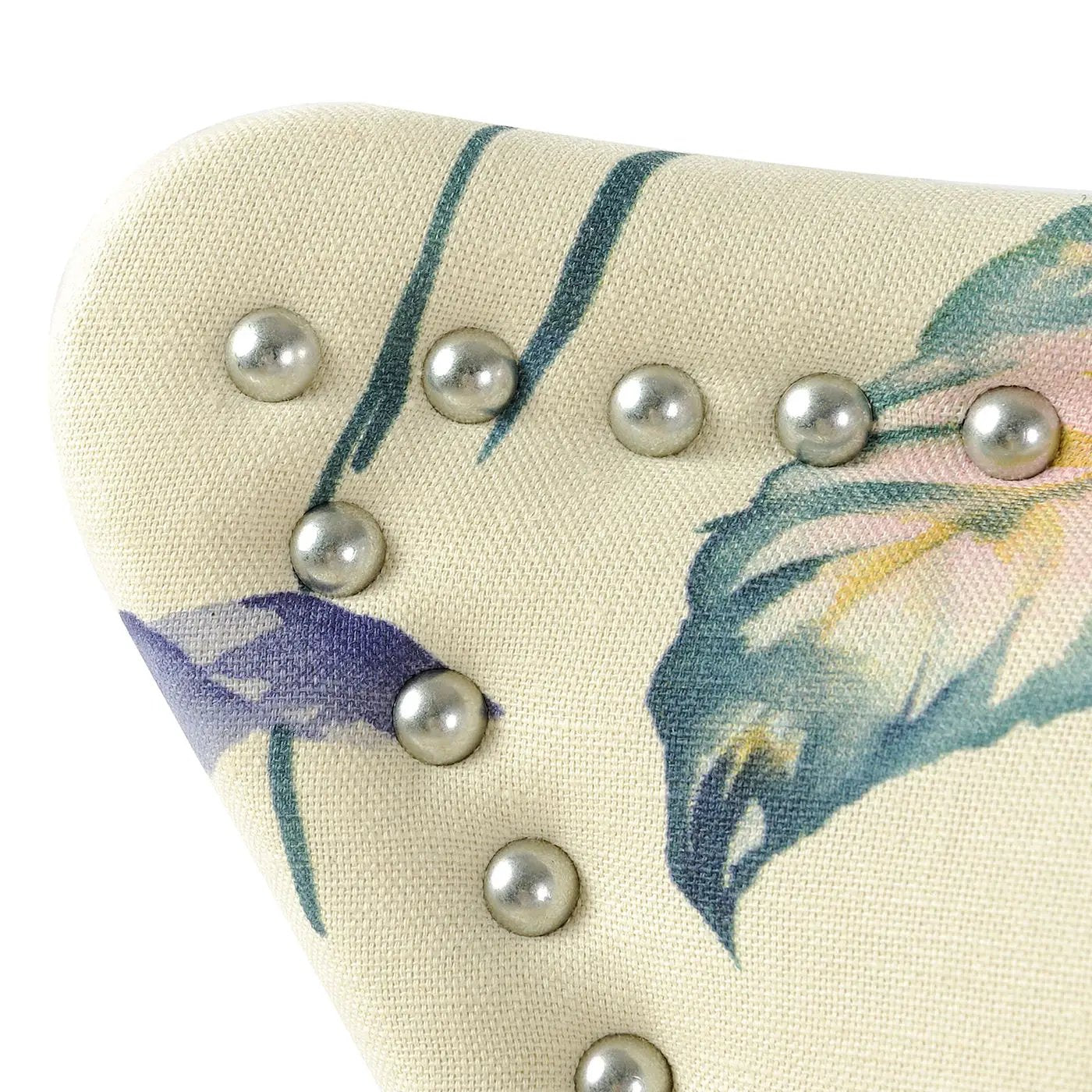 Paradise - Upholstered Accent Chair Printed On - Off-White Floral by Unique Piece Furniture