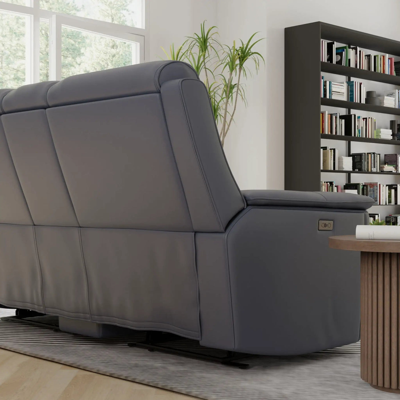 Oslo - Dual Power Reclining Loveseat With Console by HouseOfZazla