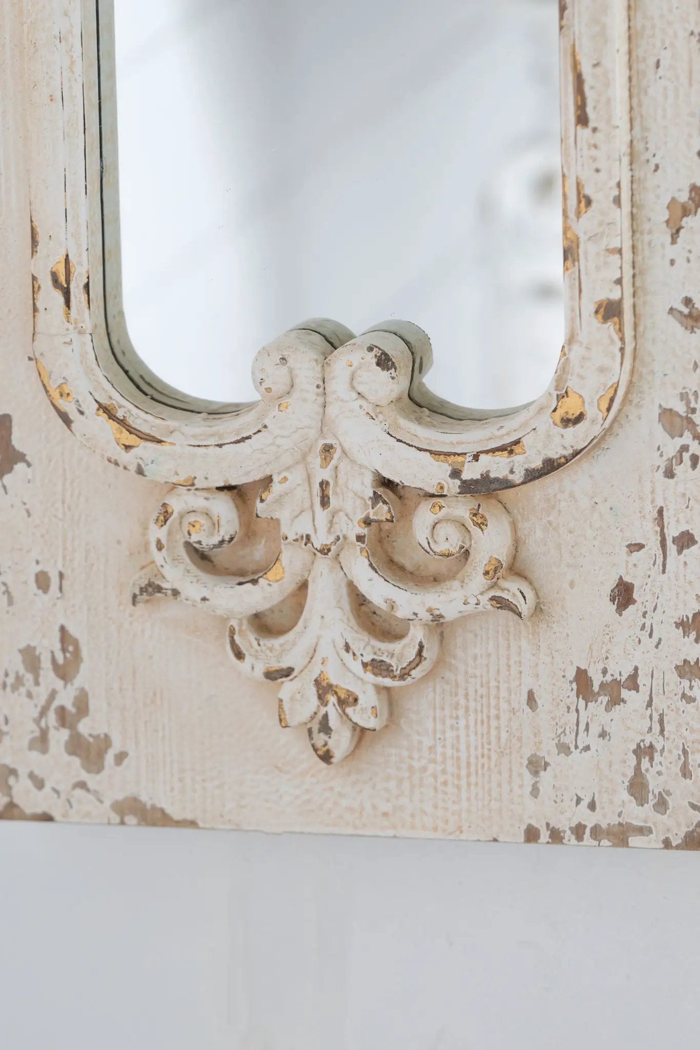Full Length Mirror With Solid Wood Frame, Floor Mirror For Living Room Bedroom Entryway - White by HouseOfZazla