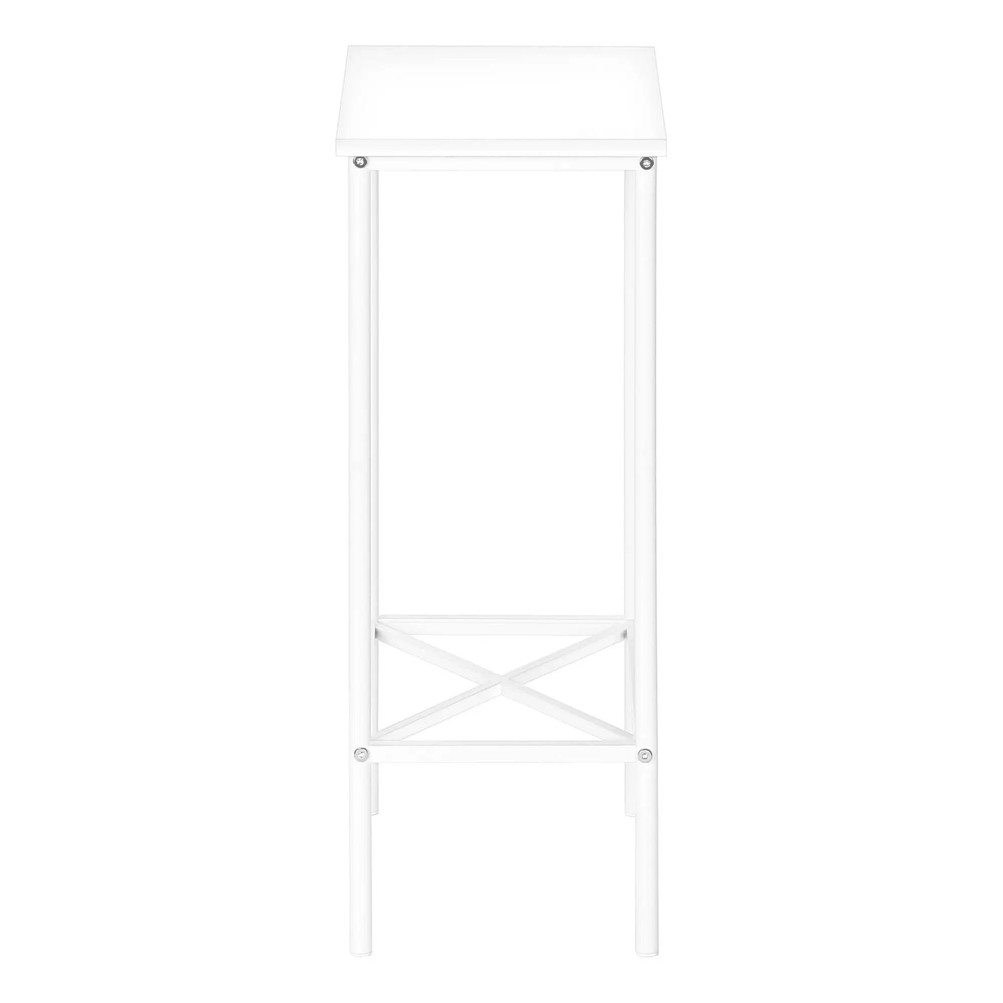 Accent Side Table, Narrow, Small, 2 Tier, Contemporary & Modern by Unique Piece Furniture