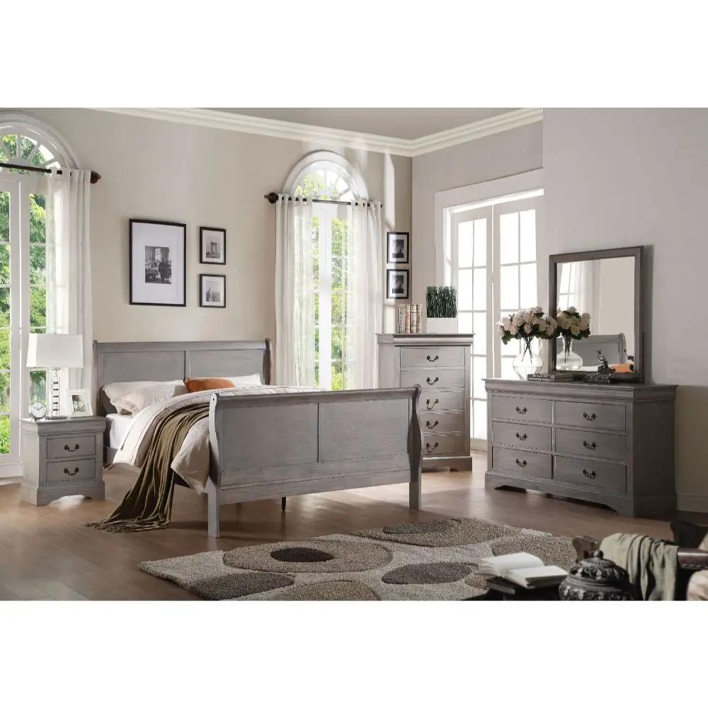Louis Philippe III - Bed (FB 34"H) by Unique Piece Furniture