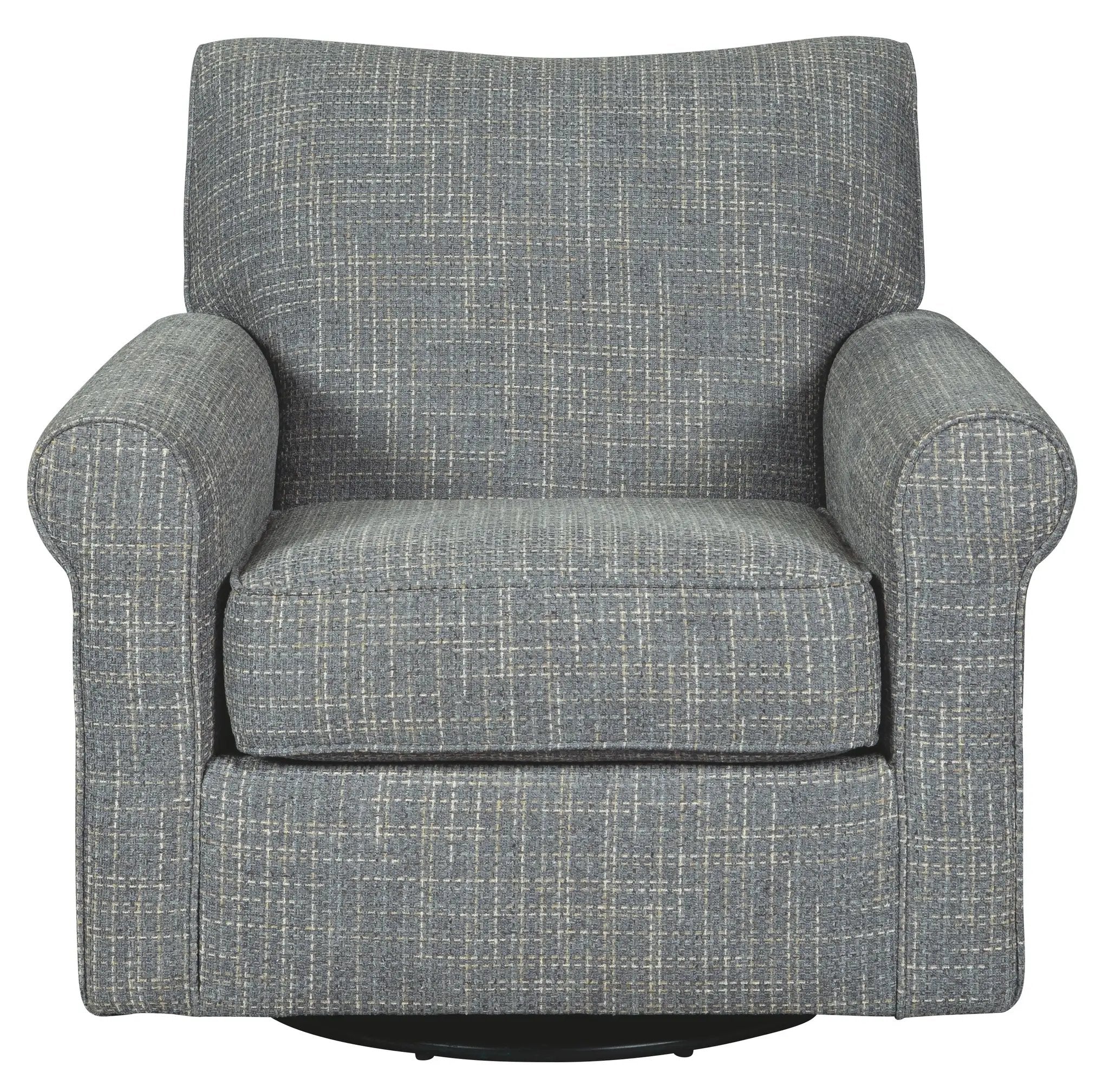 Renley - Swivel Glider Accent Chair - Ash by Unique Piece Furniture