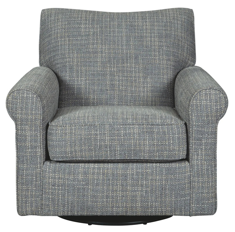 Renley - Swivel Glider Accent Chair - Ash by Unique Piece Furniture