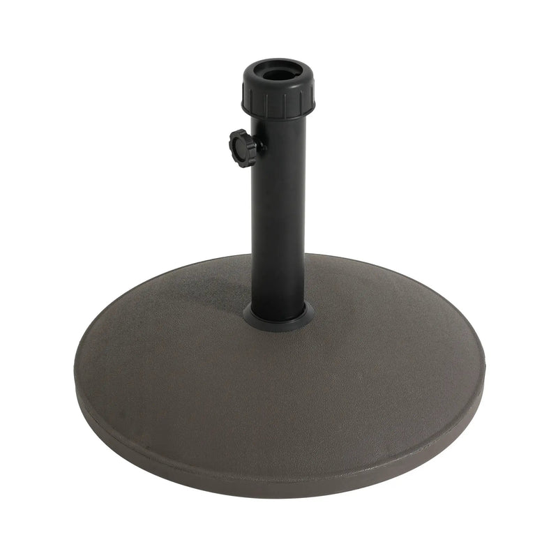 Ander Outdoor 35-pound Round Umbrella Base - Brown by HouseOfZazla