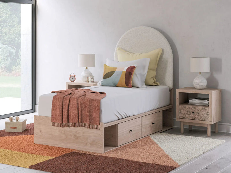 Arloster - Upholstered Panel Bed by Unique Piece Furniture