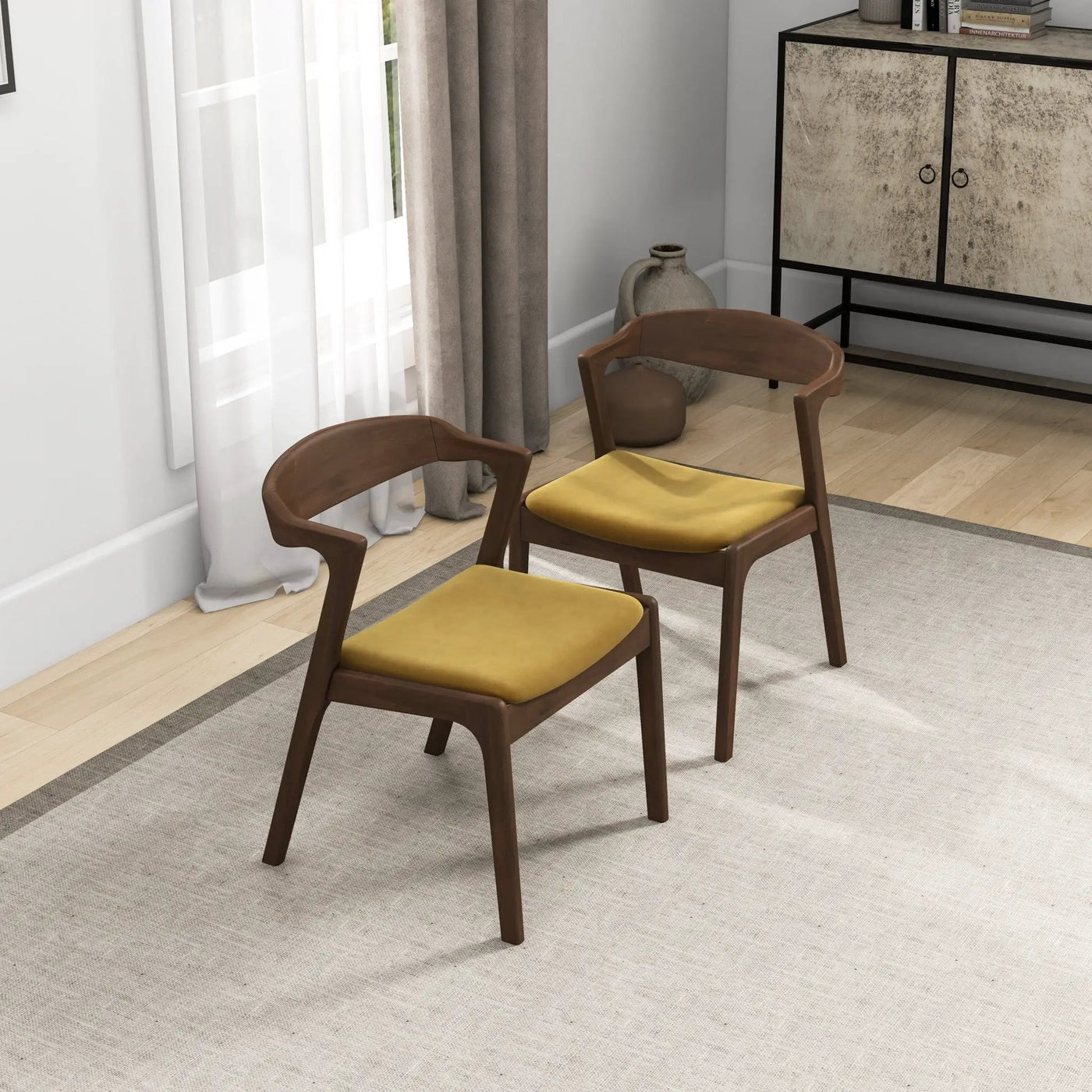 Dakota - Mid-Century Modern Dining Chair (Set of 2) by Unique Piece Furniture