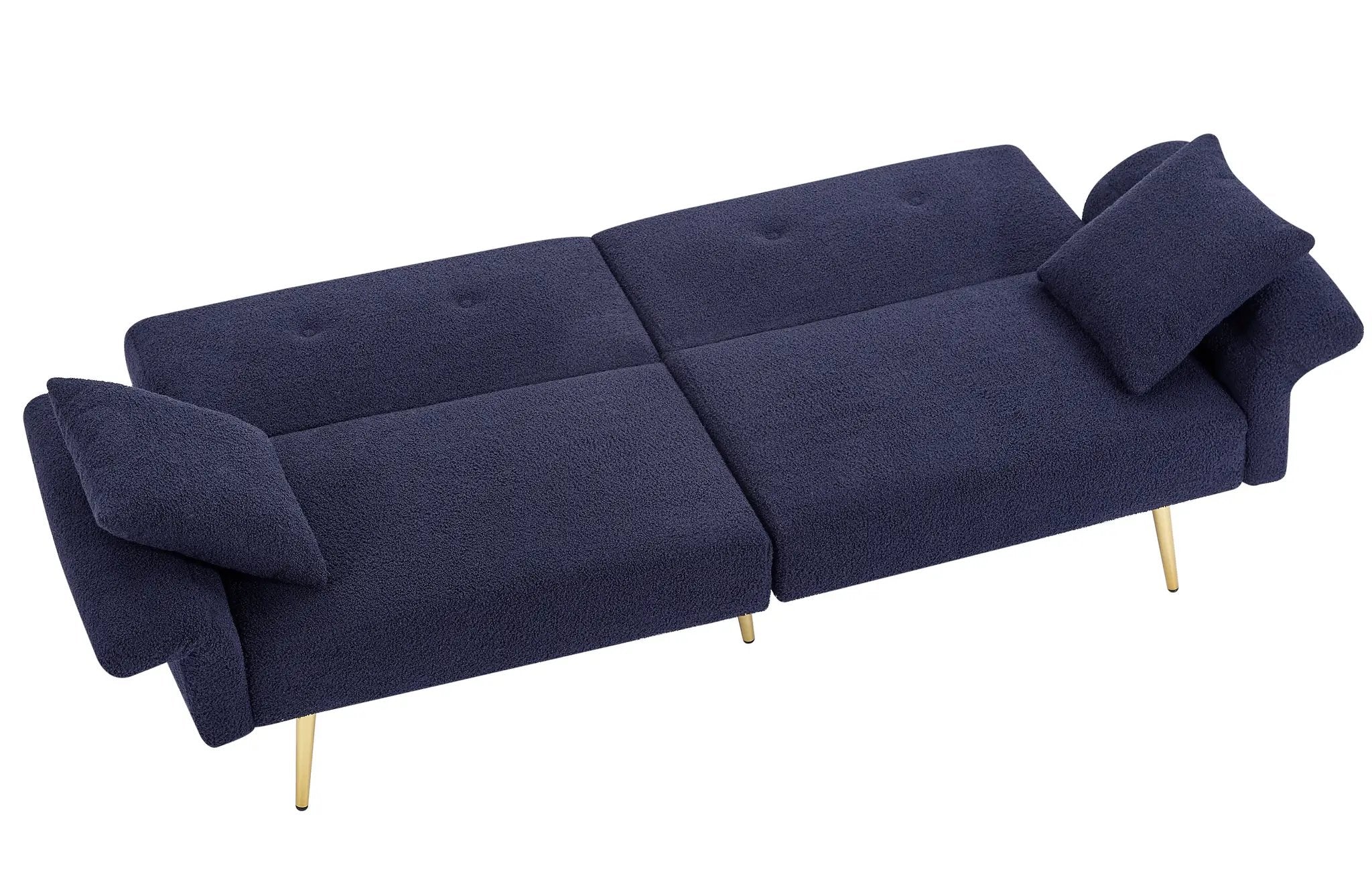 Modern Teddy Upholstered Accent Loveseat Sofa by HouseOfZazla