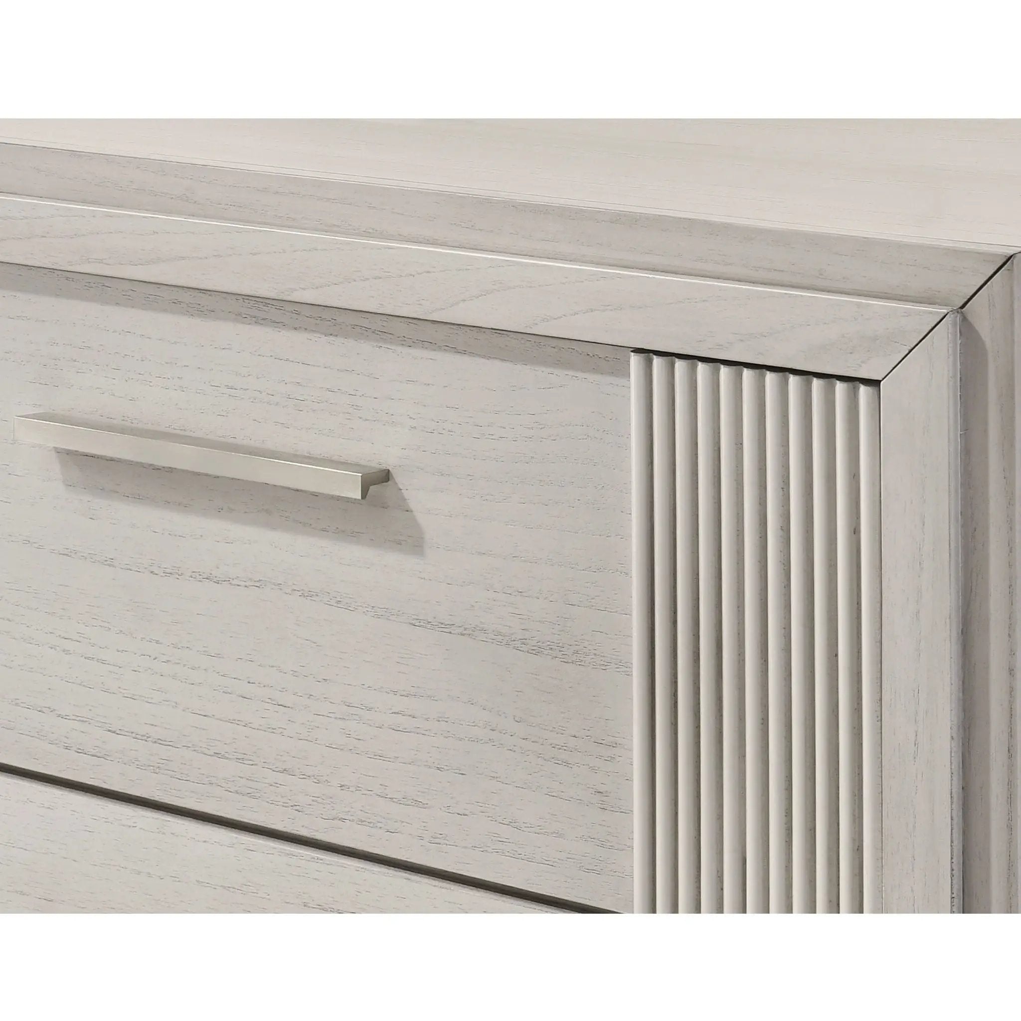 6 Drawer Storage Dresser Furniture - Antique White by Unique Piece Furniture