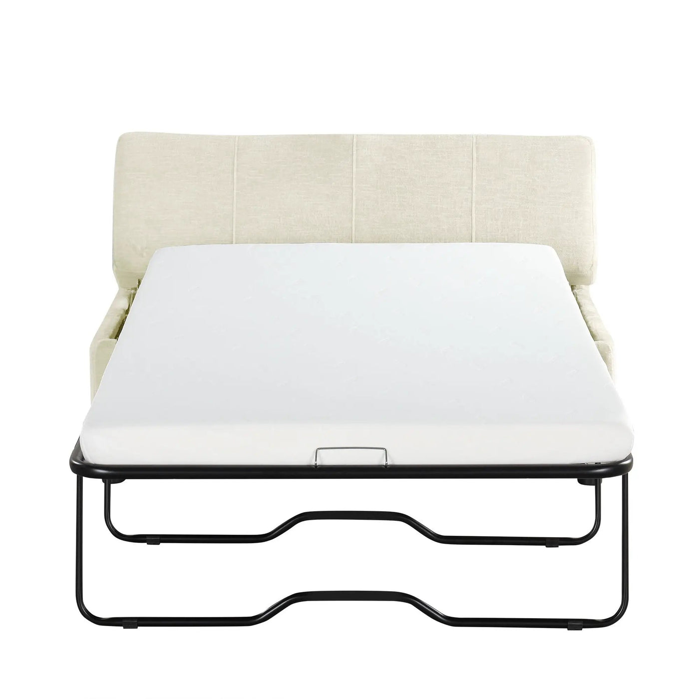 Twin Size Folding Ottoman Sleeper Bed With Mattress Convertible Guest Bed by HouseOfZazla